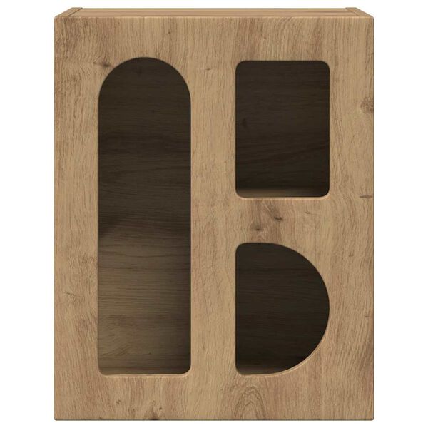 vidaXL Stolik nocny Dąb rzemieślniczy 40 x 35 x 50 cm