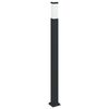 vidaXL Słupek oświetleniowy 110 cm Czarny IP44