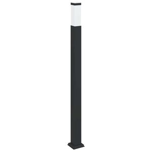 vidaXL Słupek oświetleniowy 110 cm Czarny IP44