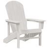 vidaXL Krzesło Adirondack Biały 82 x 74 x 92 cm HDPE