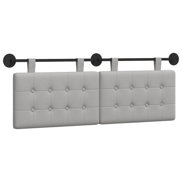 vidaXL Wisząca Głowa Szary chmur 130 x 55 x 5 cm tkanina