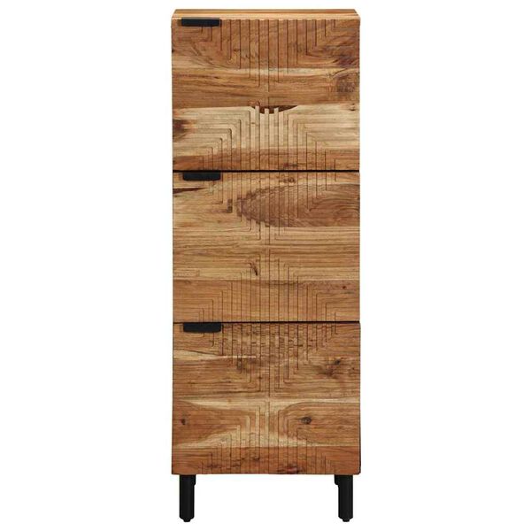 vidaXL Highboard Naturalny 40 x 33,5 x 110 cm Lite Drewno Akacji