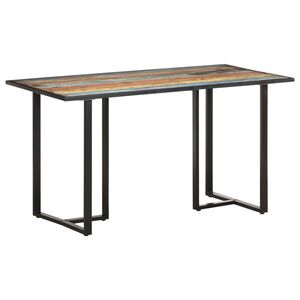 vidaXL St&oacute;ł jadalniany, 140 cm, lite drewno z odzysku