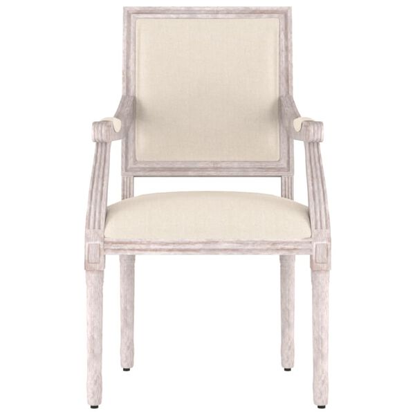 vidaXL Fotel, 54x59x99 cm, obity lnem