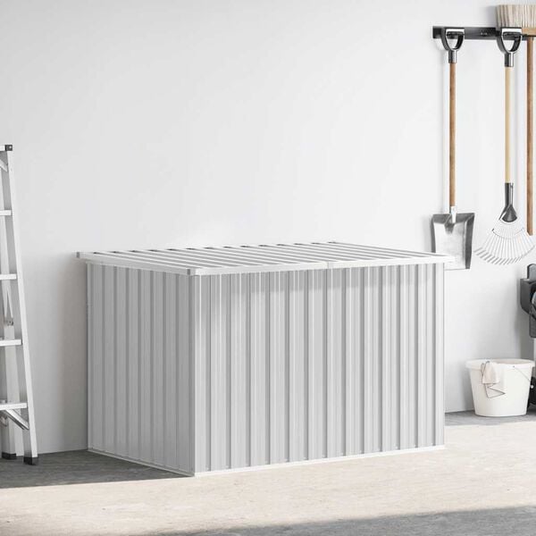 vidaXL Skrzynia ogrodowa do przechowywania, szara, 149x99x93 cm