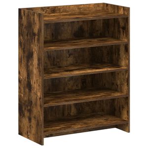 vidaXL Szafka na buty z przechowywaniem Dąb wędzony 73,5 x 36 x 92 cm