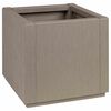 vidaXL Skrzynka na kwiaty do ogrodu Jasny Brąz 36 x 36 x 35 cm PP