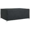 vidaXL Pokrowiec na meble Gładki Czarny 280 x 204 x 106 cm 420D