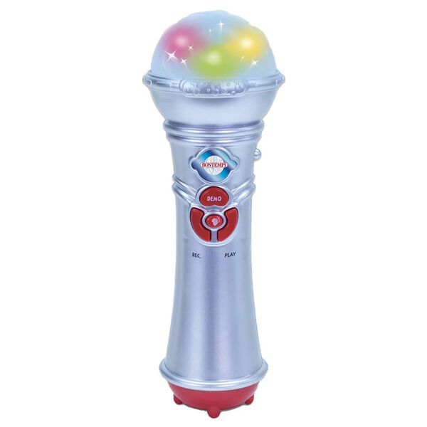 Bontempi Zabawkowy mikrofon, srebrny