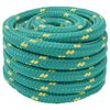 vidaXL Lina do łodzi 4 mm 5 m zielony