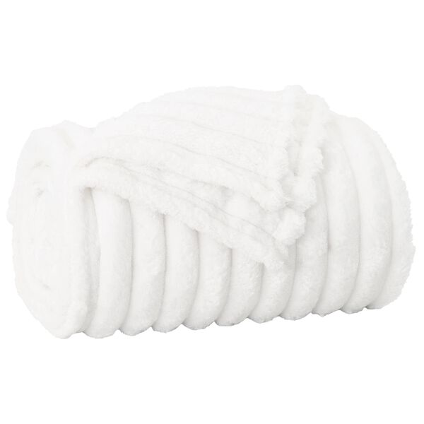 vidaXL Koce narzutowe 6 pcs Biały 240 x 220 cm Polar