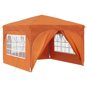 vidaXL Namiot imprezowy rozkładany 290 x 290 x 245 cm pomarańczowy