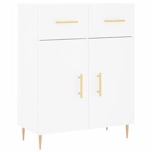 vidaXL Szafka, biała, 69,5x34x90 cm, materiał drewnopochodny