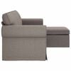 vidaXL Sofa Ciemnoszary