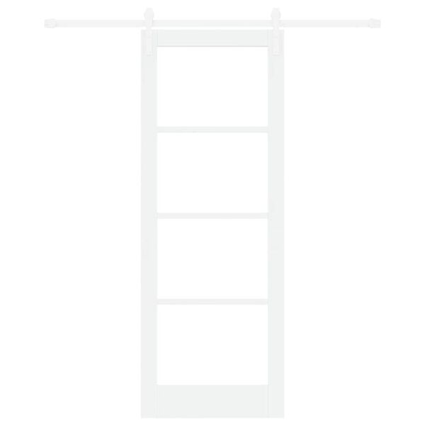 vidaXL Drzwi przesuwne ORKDAL Biały 78 x 211 cm
