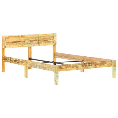 vidaXL Rama łóżka z litego drewna z odzysku, 120 x 200 cm