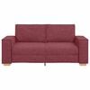 vidaXL Sofa 2-osobowa w kolorze czerwonego wina 180x78x84 cm Tkanina