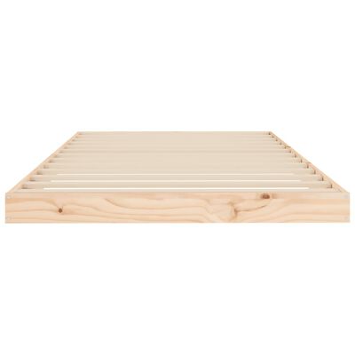 vidaXL Rama łóżka, 100 x 200 cm, lite drewno sosnowe