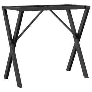 vidaXL Nogi do stołu, w kształcie litery X 80x40x73 cm, stal
