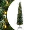 vidaXL Sztuczna, smukła choinka, 300 lampek LED, 180 cm
