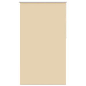 vidaXL Roleta zaciemniająca beżowa 130x210cm Szerokość tkaniny 126,6cm