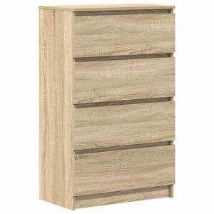 vidaXL Komoda, dąb sonoma, 60x35x98,5 cm, materiał drewnopochodny