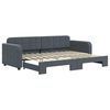 vidaXL Sofa rozsuwana, ciemnozielona, 80x200 cm, aksamit