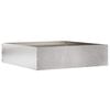 vidaXL Krawężnik do trawnika 50 x 50 x 13 cm Stal nierdzewna srebrny