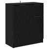 vidaXL Bufet Czarny Dąb 60 x 30 x 70 cm Drewno inżynieryjne