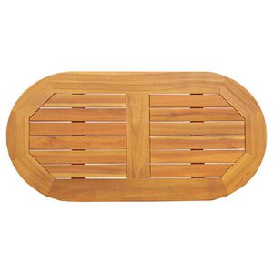 vidaXL Blat stołu Olej Naturalny 80 x 40 x 2 cm Lite Drewno Akacji