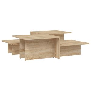 vidaXL Stoliki kawowe, 2 szt., dąb sonoma, materiał drewnopochodny