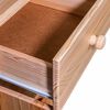 vidaXL Komoda z 7 szufladami, 113x35x73 cm, lite drewno sosnowe
