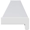 vidaXL Parapet okienny Biały 120 x 10 x 4,5 cm PVC