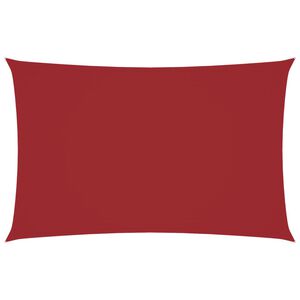 vidaXL Prostokątny żagiel ogrodowy, tkanina Oxford, 5x8 m, czerwony