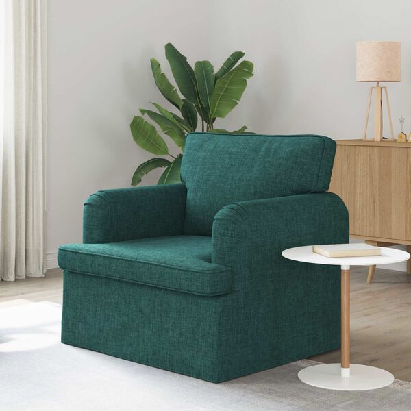 vidaXL Sofa 60cm Ciemna zieleń Metal