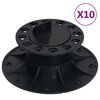 vidaXL Regulowane wsporniki tarasowe, 10 szt., 60-68 mm