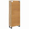 vidaXL Highboard Dąb rzemieślniczy 69,5 x 34 x 180 cm