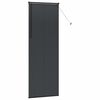 vidaXL Żaluzje weneckie Czarny 220 x 80 cm Aluminium