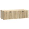 vidaXL Szafka RTV montowana na ścianie dąb Sonoma 98 x 41 x 30 cm