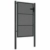 vidaXL Brama ogrodowa antracytowa 100x125 cm stalowa