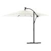 vidaXL Parasol ogrodowy na stalowym słupku, biały, 246x246x230 cm