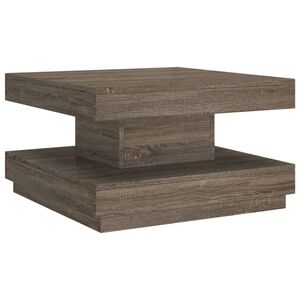 vidaXL Stolik kawowy, szary, 60x60x35 cm, MDF