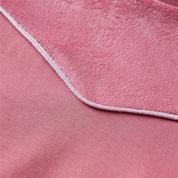 Bluza dziecięca, z aksamitną wstawką, malinowa, 104