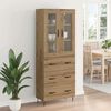 vidaXL Highboard z szufladą Dąb rzemieślniczy 69,5 x 34 x 90 cm