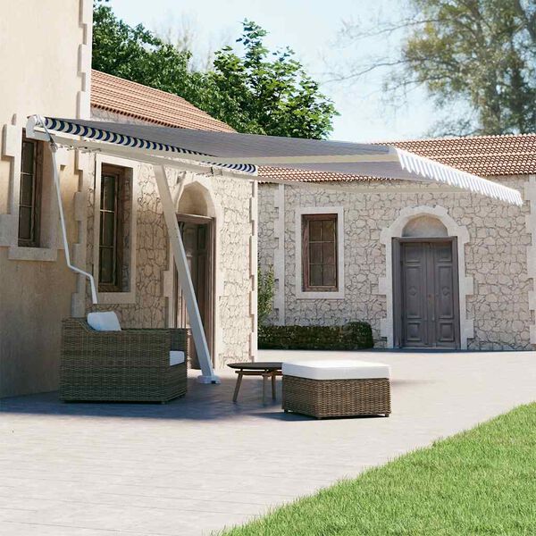 vidaXL Wolnostojąca, automatycznie zwijana markiza, 400x300 cm