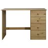 vidaXL Biurko z 4 szufladami, 110x50x74 cm, lite drewno sosnowe