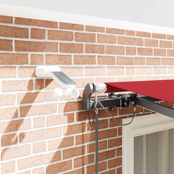 vidaXL Tkanina Zadaszenia z Czerwony 300 x 250 cm Poliester