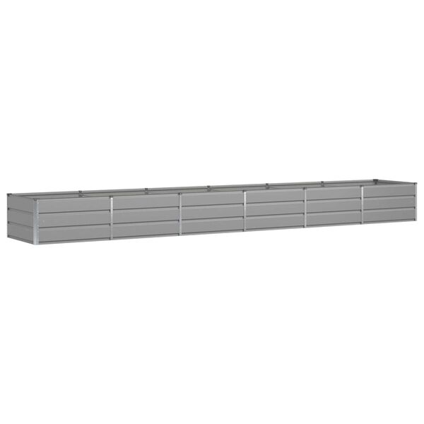 vidaXL Donica Jasnoszary 480 x 80 x 45 cm Stal