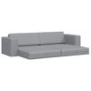 vidaXL Sofa Bed 200cm Jasnoszary tkanina