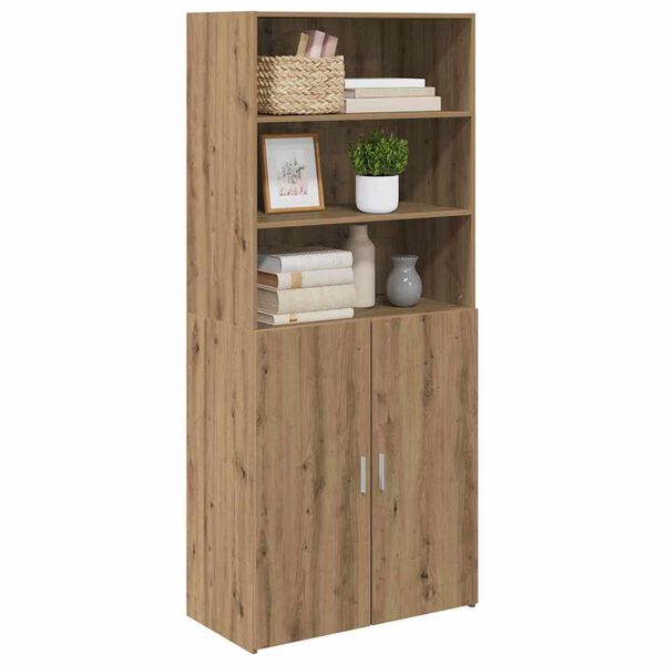 vidaXL Highboard Dąb rzemieślniczy 80 x 42,5 x 185 cm